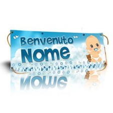 BANNER STRISCIONE nascita -