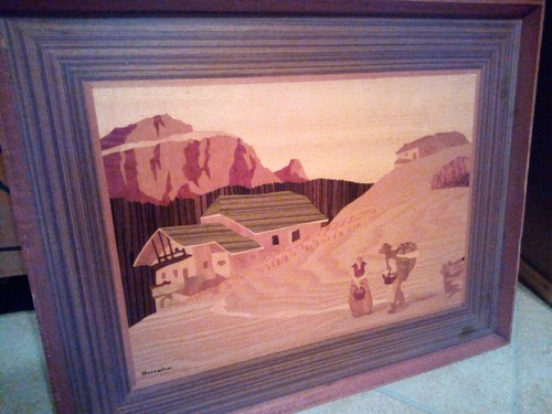 Quadro tecnica intarsio - ad,