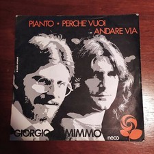 GIORGIO E MIMMO - PIANTO /