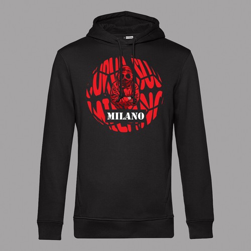 Milan felpa hoodie stadio - milan,