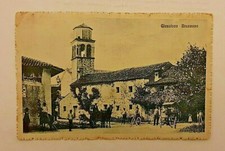 cartolina giassicco brazzano gorizia scorcio formato piccolo 1916