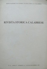 Rivista storica calabrese  -