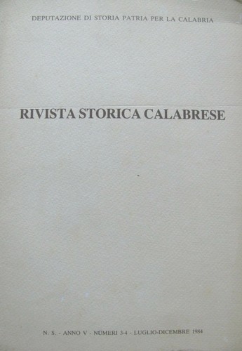Rivista storica calabrese - ,