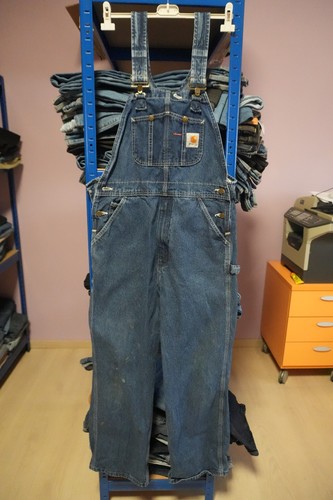 Salopette carhartt jeans uomo - carhartt,