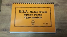 Libro ricambi BSA 1939 modelli C10 C11 B21 B23 B24 B25 B26 M20 M21 M22 M23 M24 G14 