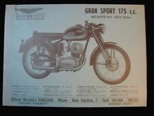 MOTO GUAZZONI GRAN SPORT 175 cc #27  depliant 23 x 16,5 cm
