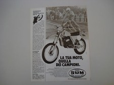advertising Pubblicità 1981 MOTO SWM 250 REGOLARITA'