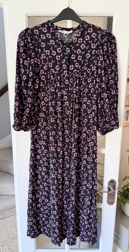 Abito camicia lungo midi zara - camicia,