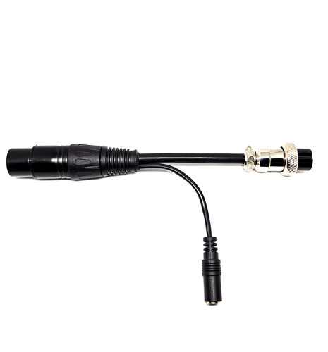 Adattatore rotondo pin - rotondo, xlr