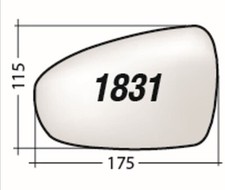 Per Kia XCeed da 2019 Vetro di
