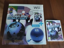 Palla Da bowling Nintendo Wii +Amf Bowling world Lanes Nintendo Wii Con Scatola