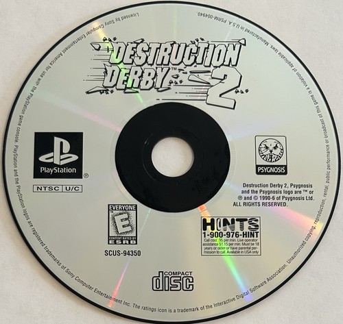 Destruction derby sony - destruction, (sony