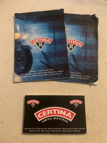 Certina garanzia libretto - certina,