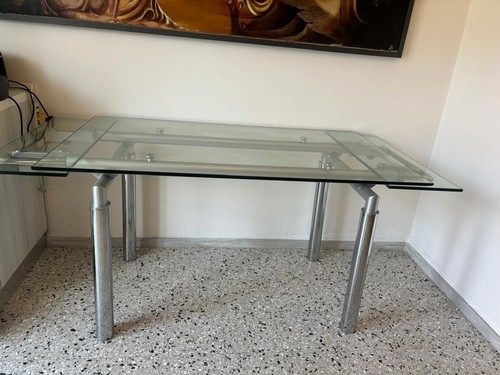 Tavolo vetro allungabile - tavolo,