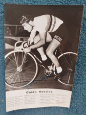 GUIDO MESSINA FREJUS CICLISMO FOTO CAMPIONE DEL MONDO CON AUTOGRAFO ORIGINALE