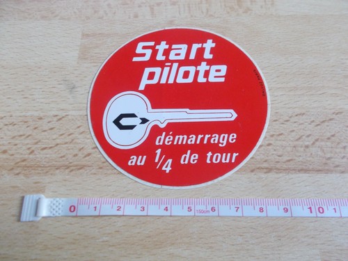 Adesivo start pilota - start,