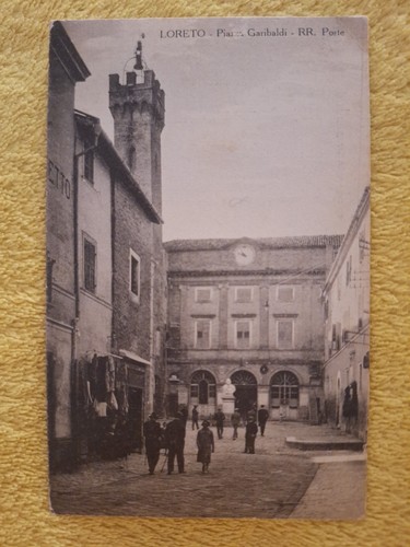 Cartolina loreto piazza - loreto,