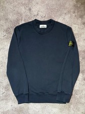 Felpa Stone Island blu basic