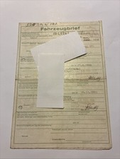 Libretto di circolazione BMW