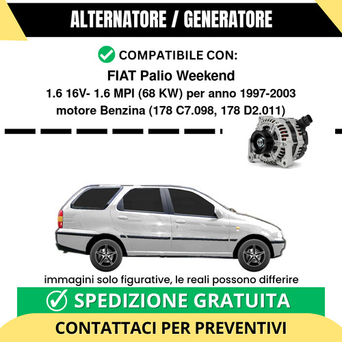 Alternatore fiat palio - alternatore,