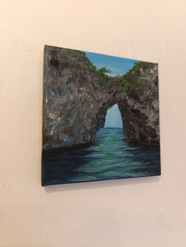 Quadro moderno dipinto mano - quadro,