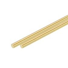 2 Pezzi Asta Tonda Ottone