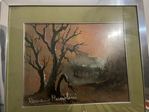 Romano mussolini paesaggio - romano, –