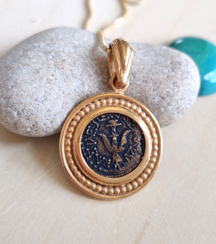 Collana replica moneta - collana, acaro