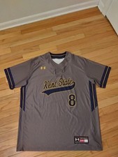 Maglia da baseball Kent State Tuscarawas Golden Eagles NCAA Under Armour indossata dal gioco