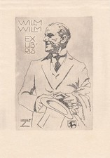 Exlibris Bookplate Radierung