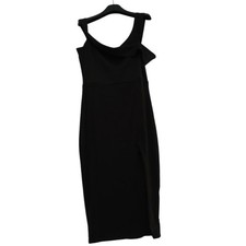 Abito Elegante Nero Donna Midi