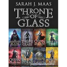 Throne of Glass by Sarah J Maas Paperback Eng Fantasy (Book 1-8) Reprint Edition