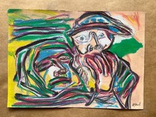 Disegno Karel Appel su carta