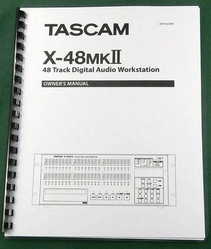 Tascam 48mkii manuale - tascam, x-48mkii