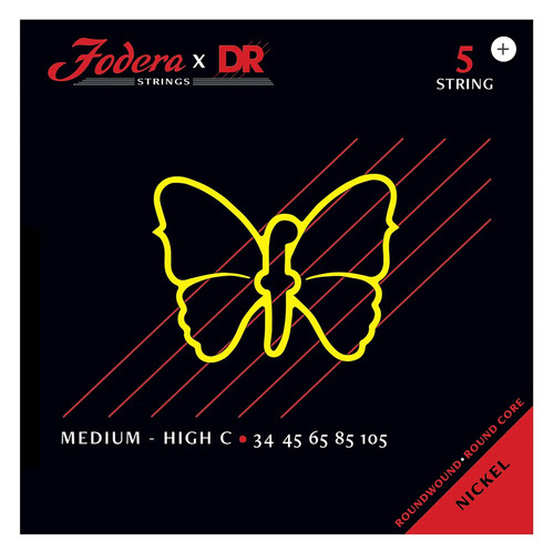 Fodera 105 nickel high - nickel,