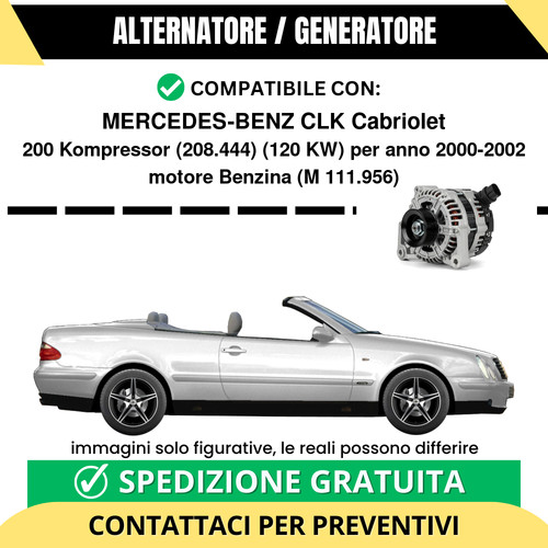Alternatore mercedes benz - mercedes-benz, clk