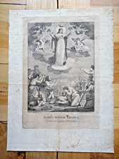 1800 circa-MARIA MATER GRATIAE-L.Savorelli incisore-PIETRO MELONI pittore-IMOLA+