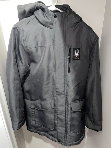 Grey spyder parka jacket - spyder,
