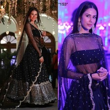 Abbigliamento da festa attraente Georgette Lehenga Choli con rete Dupatta per donna