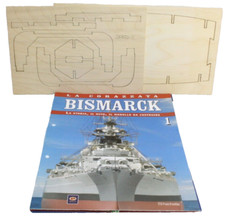 Fascicolo 1 LA CORAZZATA BISMARCK LA STORIA IL MITO NAVE HACHETTE MODELLINO SCAL