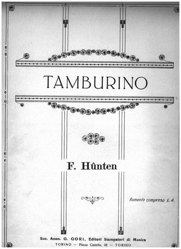Tamburino hunten - tamburino, f.
