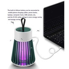 CATTURA ZANZARE KILLER LAMPADA LED SENZA INSETTICIDI USB CASA CAMPER CAMPEGGIO