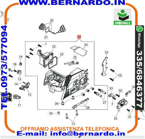 Basamento completo originale - basamento,