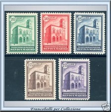 1932 San Marino Palazzet. Posta ** Certif. FARE OFFERTE