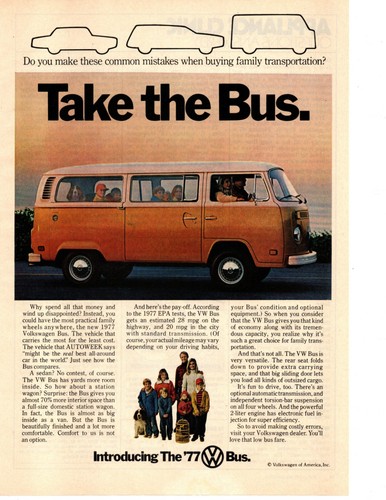 1977 volkswagen bus - volkswagen,