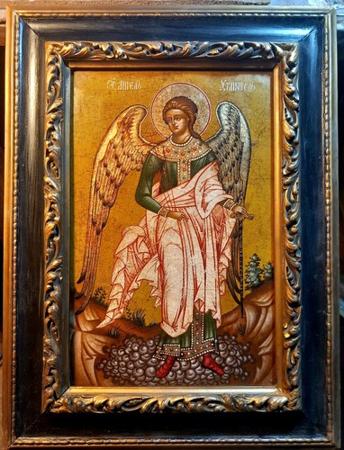 Antica icona russa - , "angelo
