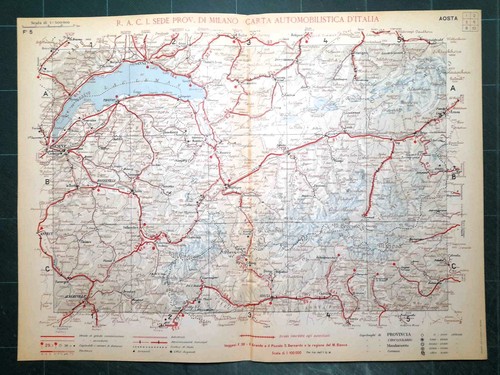 Carta geografica stradale