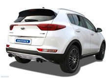 Scarico sportivo duplex Bastuck Kia Sportage QLE 1,6 l turbo destro sinistro ciascuno 2 x 76 mm