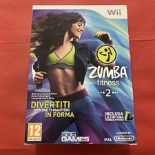 GIOCO VIDEOGIOCO NINTENDO WII ZUMBA FITNESS 2 CON CINTURA COMPLETO ITA