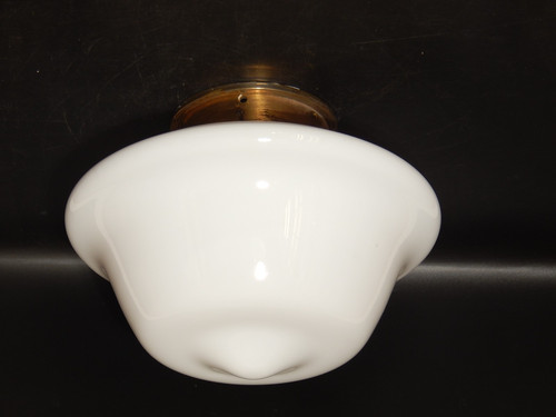 lampadario ottone vetro